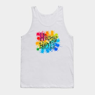 Happy Holi Celebration India Hindu Matching Men Women Kids Tank Top